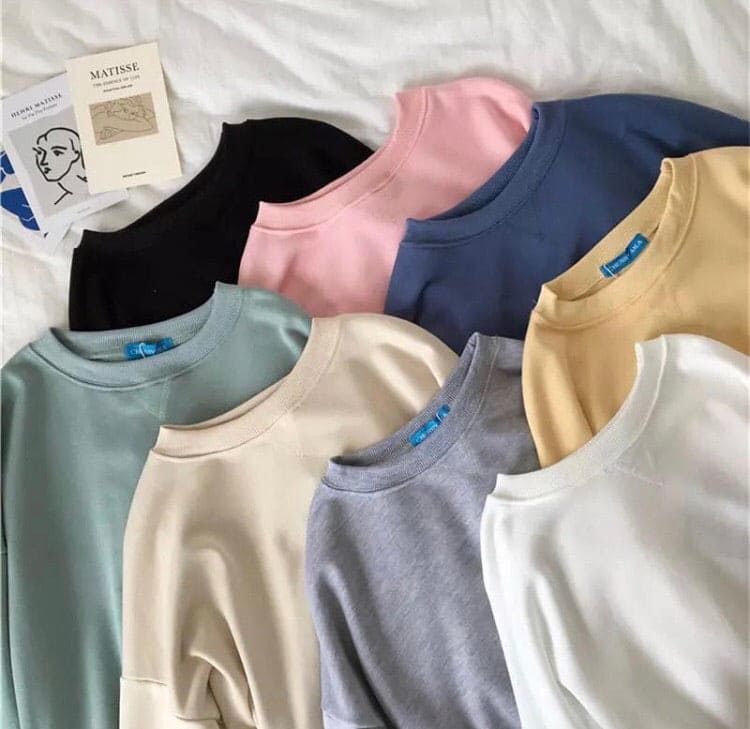 Plain Sweatshirt Plain Sweatshirt